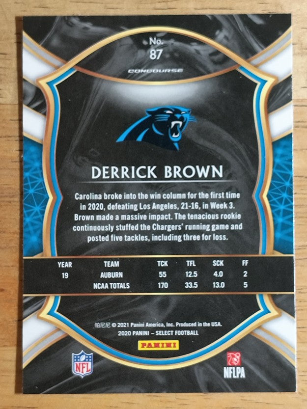 2020 Select #87 Derrick Brown RC