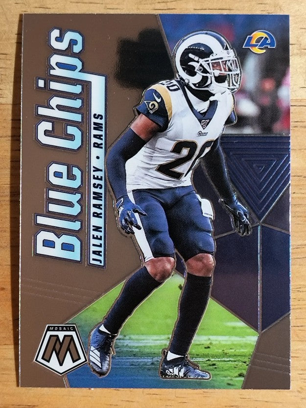 2020 Panini Mosaic Blue Chips #6 Jalen Ramsey