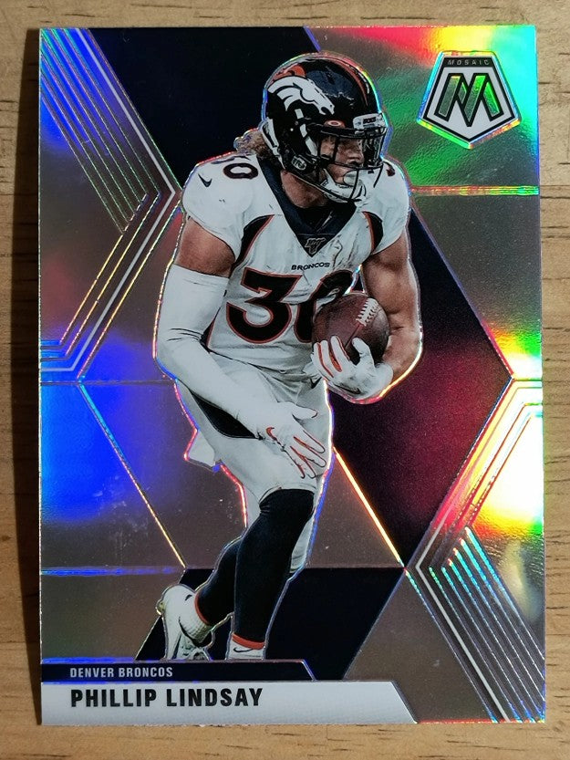 2020 Panini Mosaic Silver #70 Phillip Lindsay
