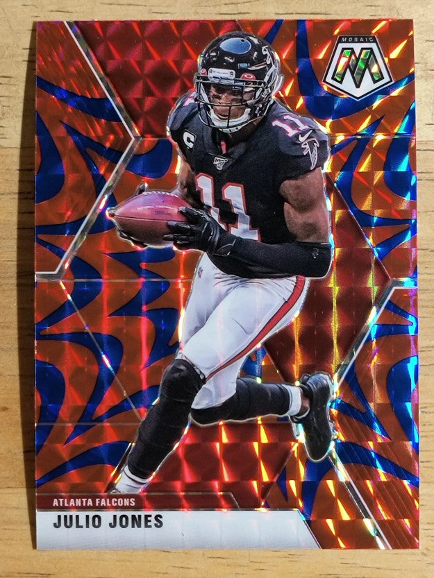 2020 Panini Mosaic Mosaic Reactive Blue #15 Julio Jones