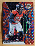 2020 Panini Mosaic Mosaic Reactive Blue #69 Von Miller