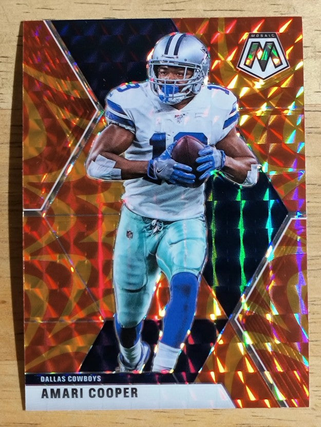 2020 Panini Mosaic Mosaic Reactive Orange #59 Amari Cooper