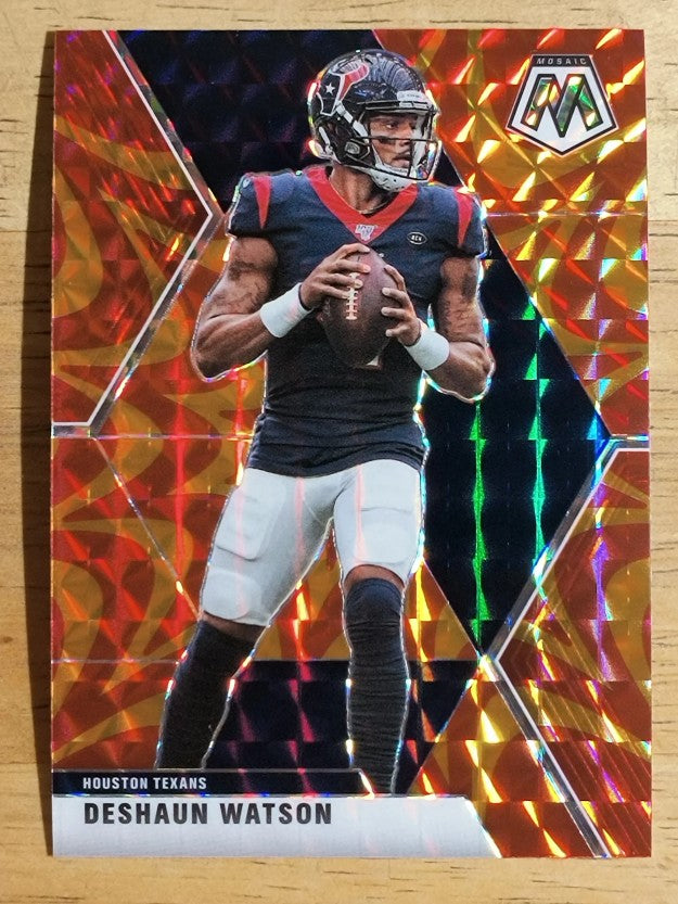 2020 Panini Mosaic Mosaic Reactive Orange #85 Deshaun Watson