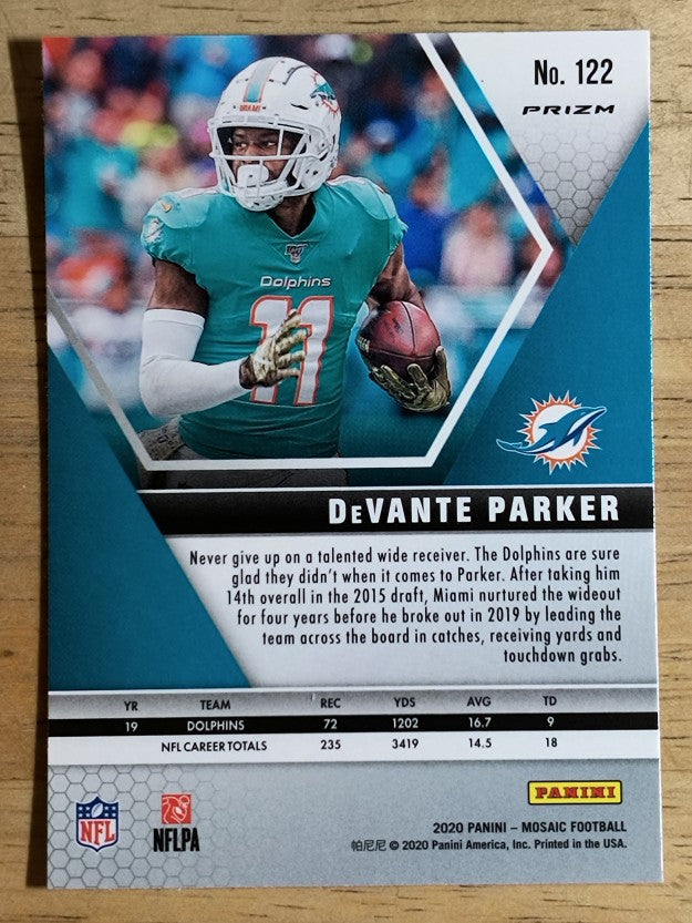 2020 Panini Mosaic Mosaic #122 DeVante Parker