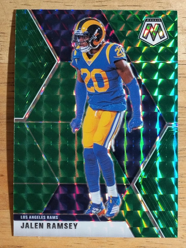 2020 Panini Mosaic Mosaic Green #120 Jalen Ramsey