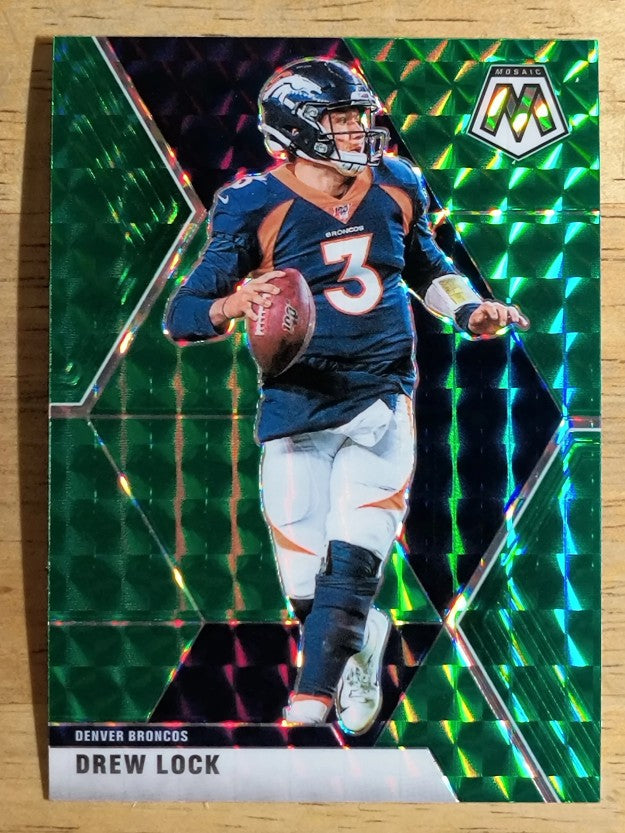 2020 Panini Mosaic Mosaic Green #66 Drew Lock