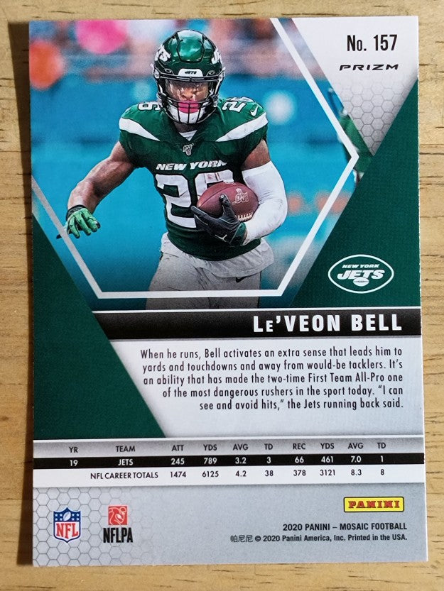 2020 Panini Mosaic Mosaic Green #157 Le'Veon Bell