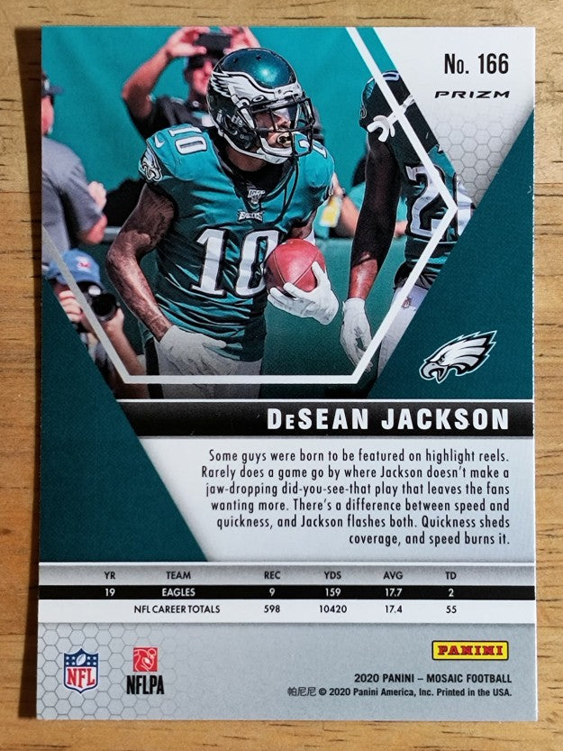 2020 Panini Mosaic Mosaic Camo Pink #166 DeSean Jackson