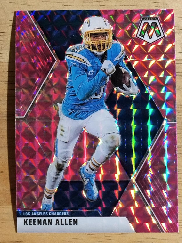 2020 Panini Mosaic Mosaic Camo Pink #112 Keenan Allen