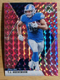 2020 Panini Mosaic Mosaic Camo Pink #77 T.J. Hockenson