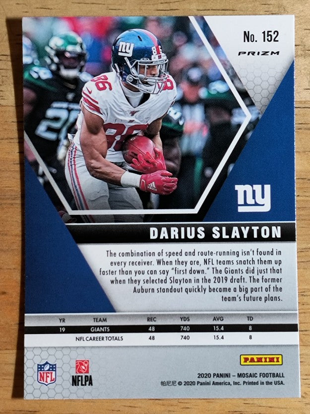 2020 Panini Mosaic Mosaic Camo Pink #152 Darius Slayton