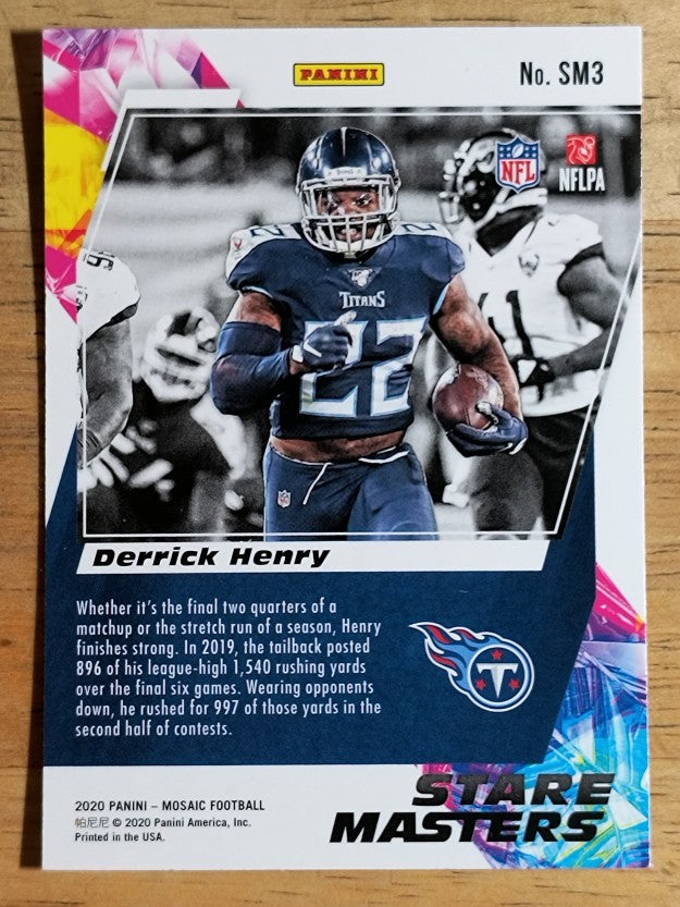 2020 Panini Mosaic Stare Masters #SM3 Derrick Henry