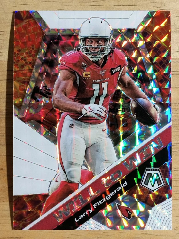 2020 Panini Mosaic Will to Win Mosaic #7 Larry Fitzgerald
