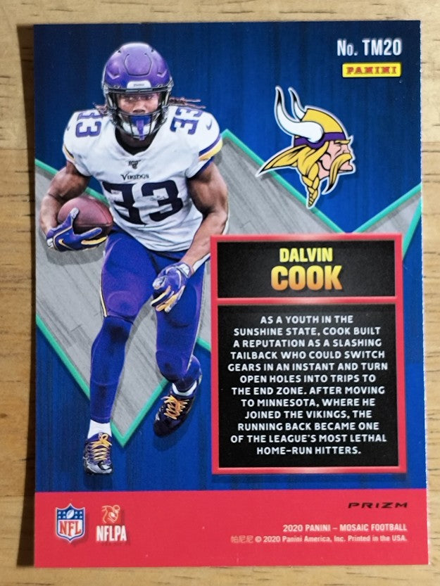 2020 Panini Mosaic Touchdown Masters Mosaic #TM20 Dalvin Cook