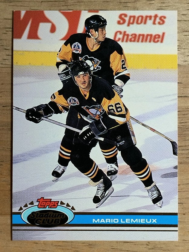 1991-92 Stadium Club #174 Mario Lemieux