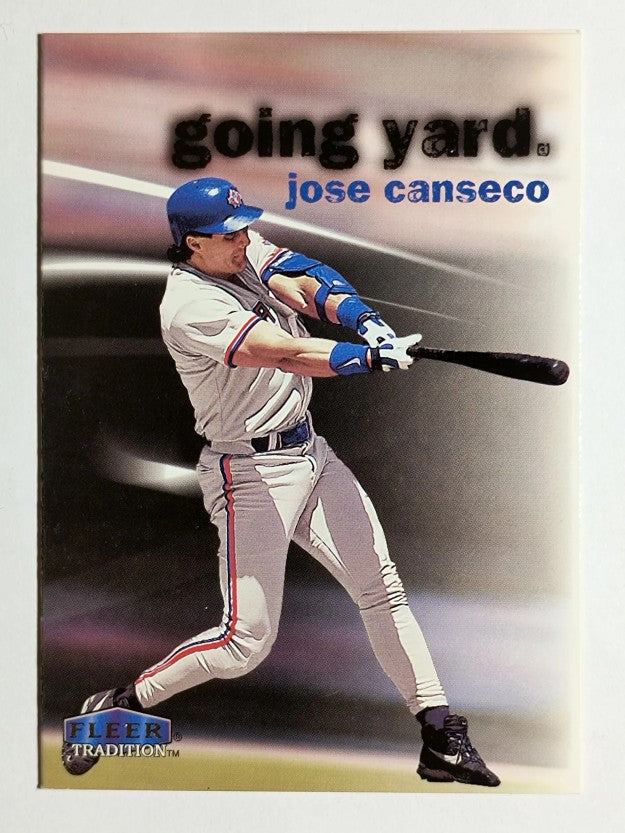 1999 Fleer Tradition Going Yard #3 Jose Canseco
