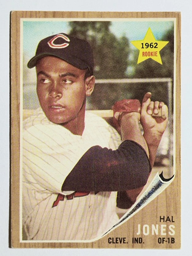 1962 Topps #49 Hal Jones RC (VGEX)