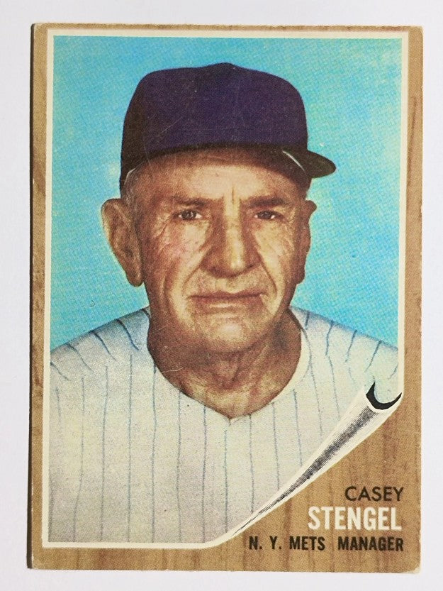 1962 Topps #29 Casey Stengel MG (EX)