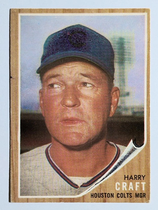 1962 Topps #12 Harry Craft MG (VGEX)