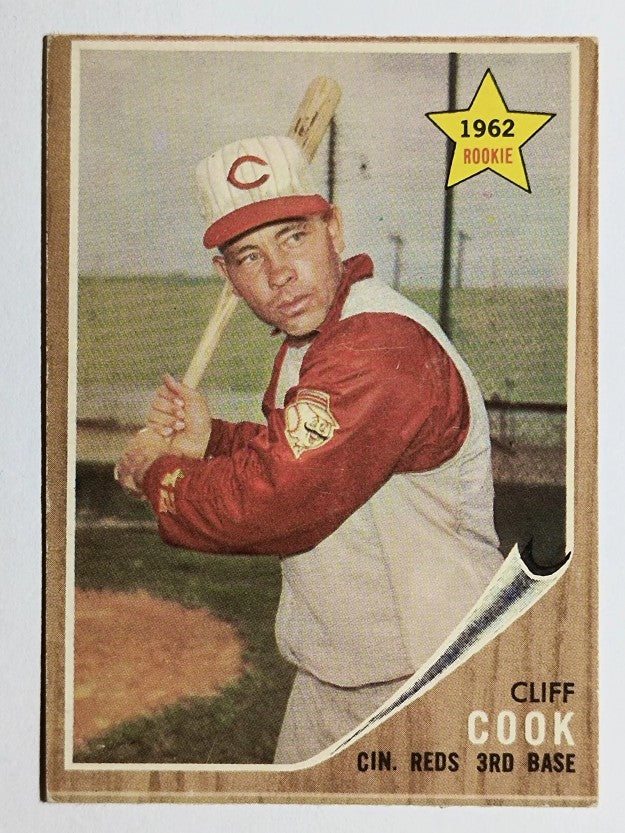 1962 Topps #41 Cliff Cook (VGEX)