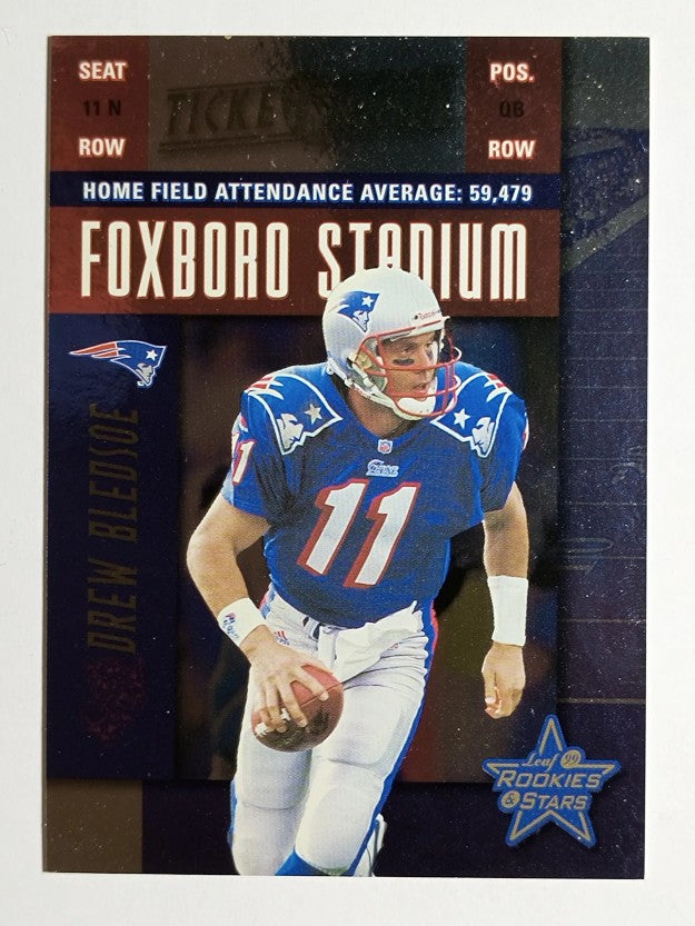 1999 Leaf Rookies and Stars Ticket Masters #TM10 Terry Glenn/Drew Bledsoe
