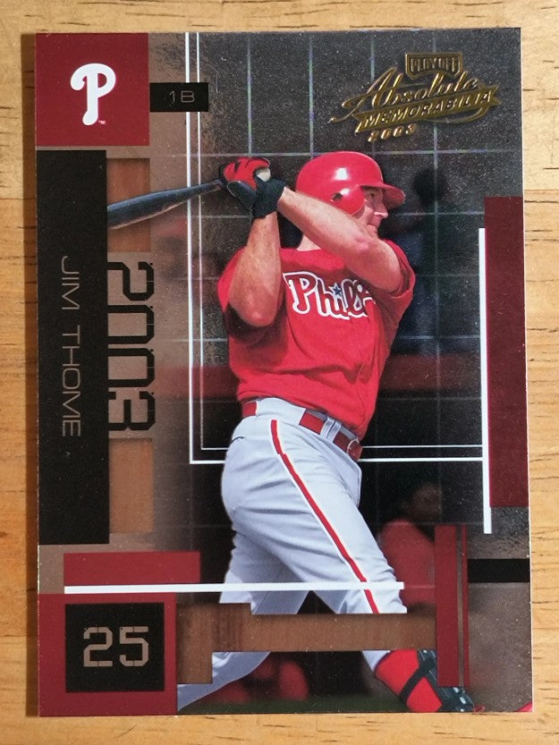 2003 Absolute Memorabilia #14 Jim Thome