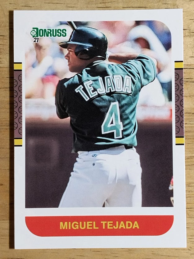 2021 Donruss #246 Miguel Tejada RETRO