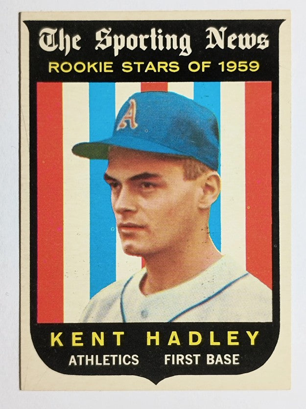 1959 Topps #127 Kent Hadley RS RC (EX)