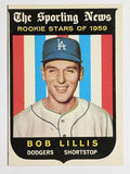 1959 Topps #133 Bob Lillis RS RC (EX)
