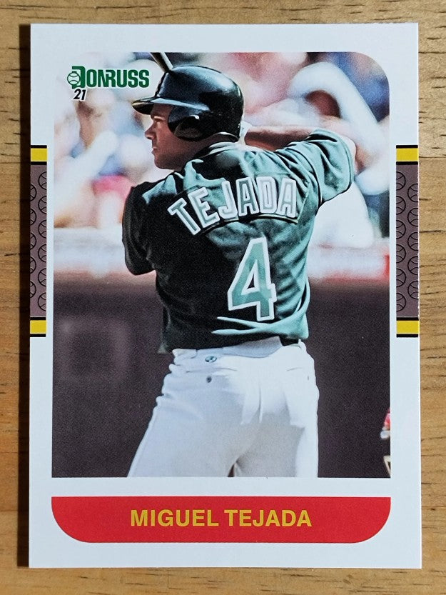 2021 Donruss #246 Miguel Tejada RETRO