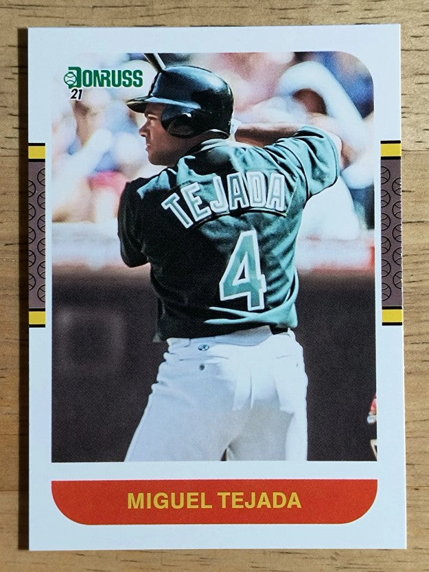 2021 Donruss #246 Miguel Tejada RETRO