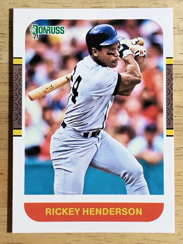 2021 Donruss #247 Rickey Henderson RETRO