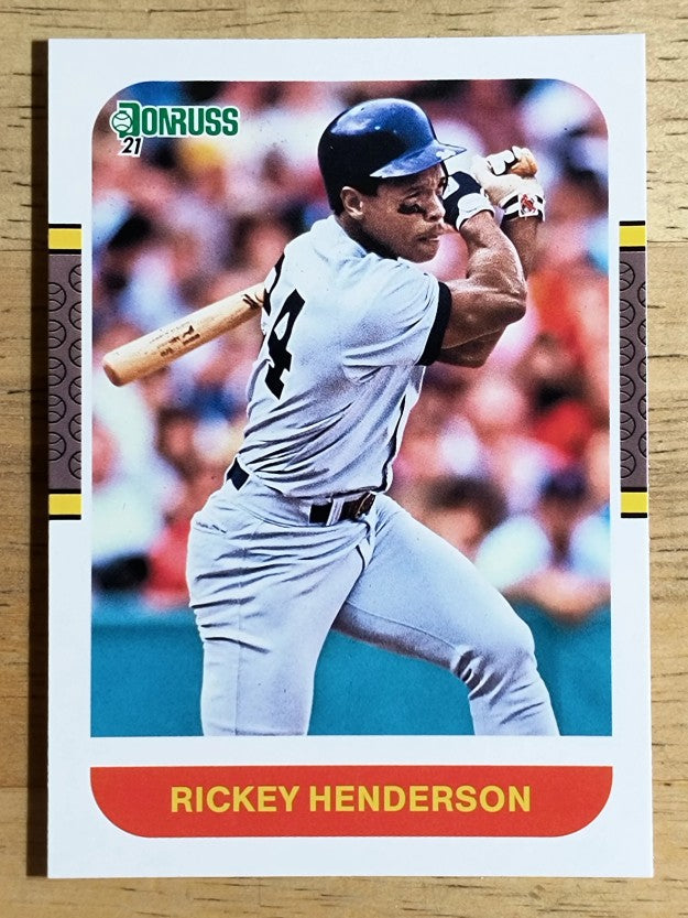 2021 Donruss #247 Rickey Henderson RETRO