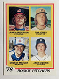 1978 Topps #703 Larry Andersen/Tim Jones/Mickey Mahler/Jack Morris RC (NM)