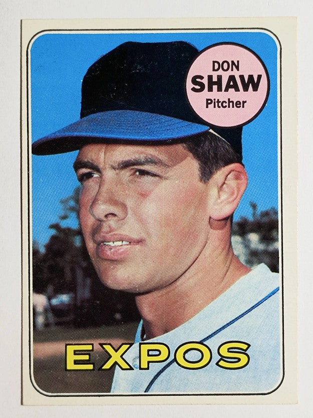 1969 Topps #183 Don Shaw (EXMT)