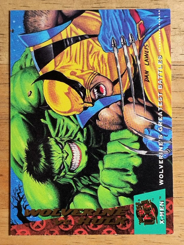 1994 Fleer Ultra X-Men #140 Wolverine vs. Hulk