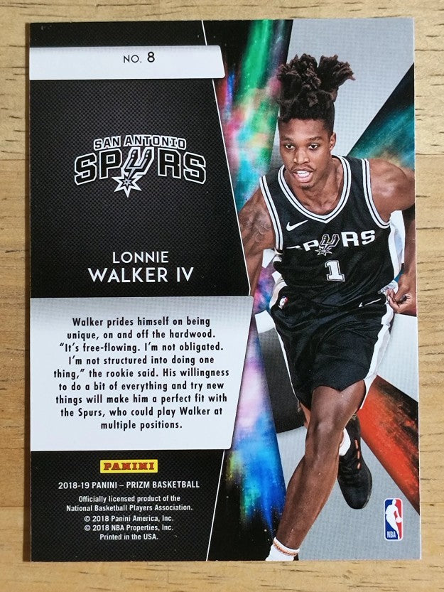 2018-19 Panini Prizm Freshman Phenoms #8 Lonnie Walker IV