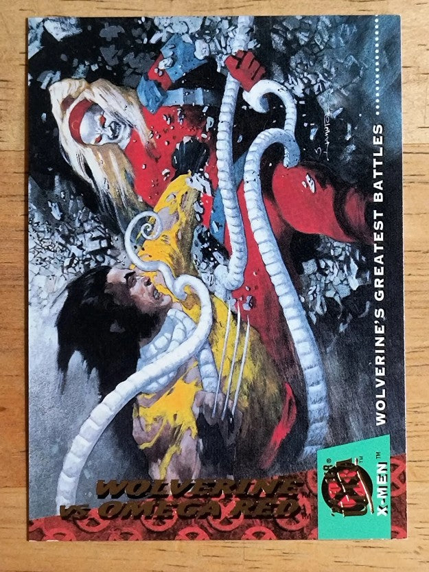 1994 Fleer Ultra X-Men #139 Wolverine vs. Omega Red