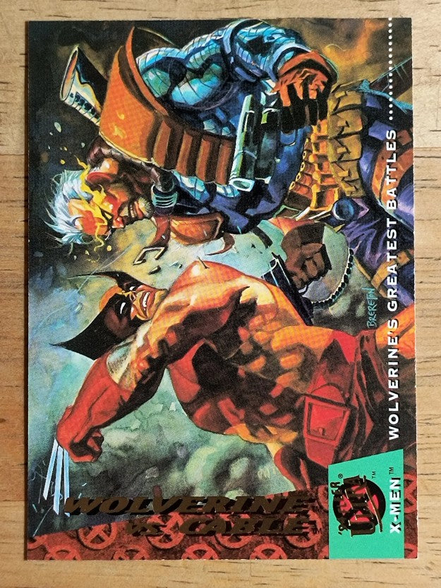 1994 Fleer Ultra X-Men #145 Wolverine vs. Cable