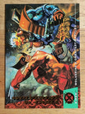 1994 Fleer Ultra X-Men #145 Wolverine vs. Cable