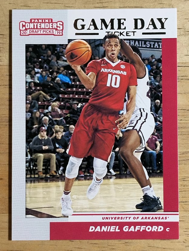 2019-20 Panini Contenders Draft Picks Game Day Tickets #35 Daniel Gafford