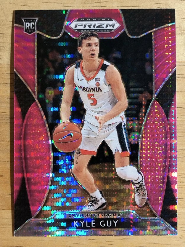 2019-20 Panini Prizm Draft Picks Prizms Pink Pulsar #57 Kyle Guy