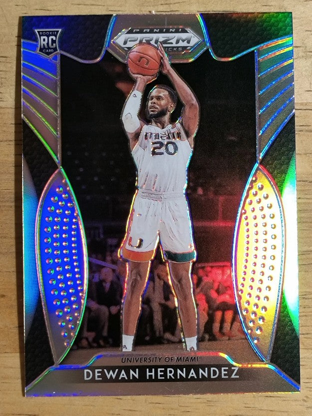 2019-20 Panini Prizm Draft Picks Prizms Silver #63 Dewan Hernandez