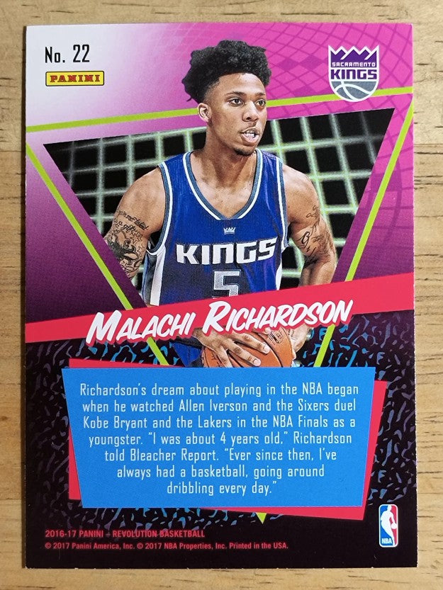 2016-17 Panini Revolution Rookie Revolution #22 Malachi Richardson