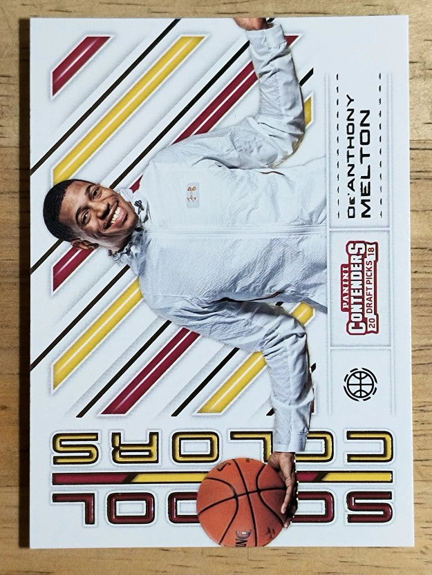 2018-19 Panini Contenders Draft Picks School Colors #24 De'Anthony Melton