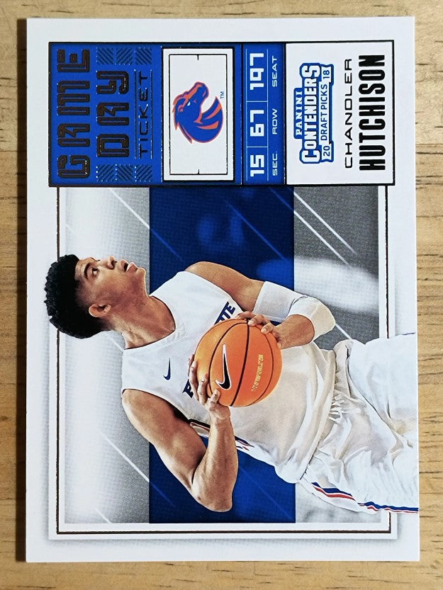 2018-19 Panini Contenders Draft Picks Game Day Tickets #20 Chandler Hutchison