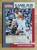 2019-20 Panini Contenders Draft Picks Game Day Tickets #34 Jalen McDaniels