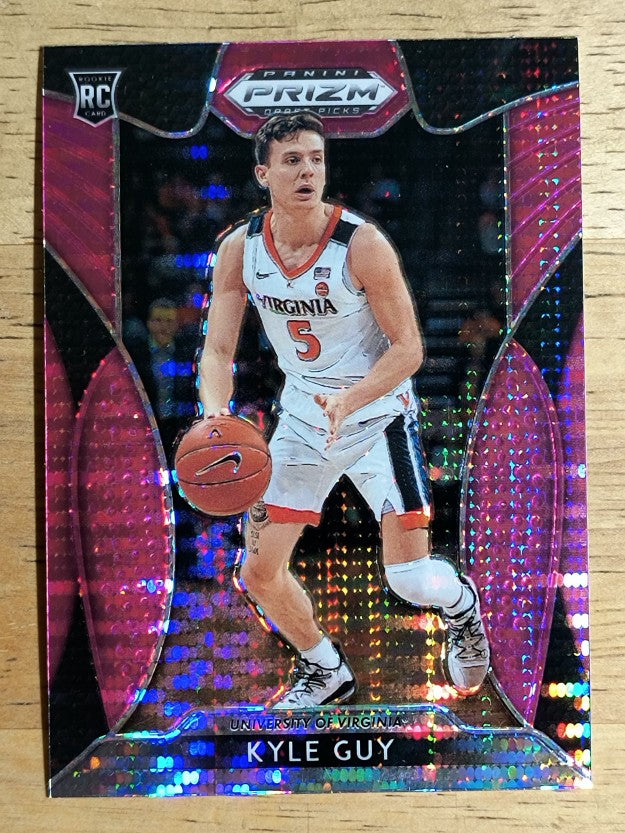 2019-20 Panini Prizm Draft Picks Prizms Pink Pulsar #57 Kyle Guy