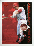 1999 Upper Deck Challengers for 70 Mark on History #M16 Mark McGwire 61