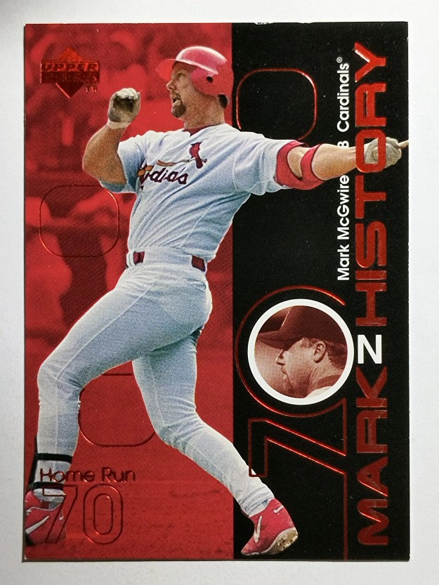 1999 Upper Deck Challengers for 70 Mark on History #M25 Mark McGwire 70
